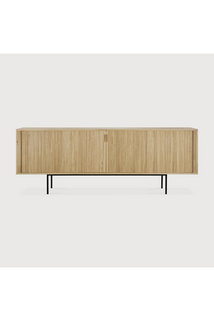   Sliding Door Oak Sideboard | Oroa.com