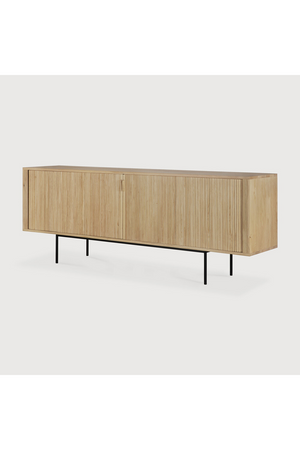   Sliding Door Oak Sideboard | Oroa.com