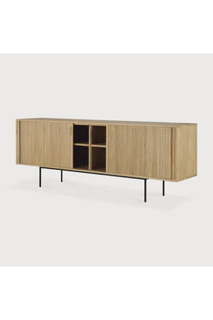   Sliding Door Oak Sideboard | Oroa.com