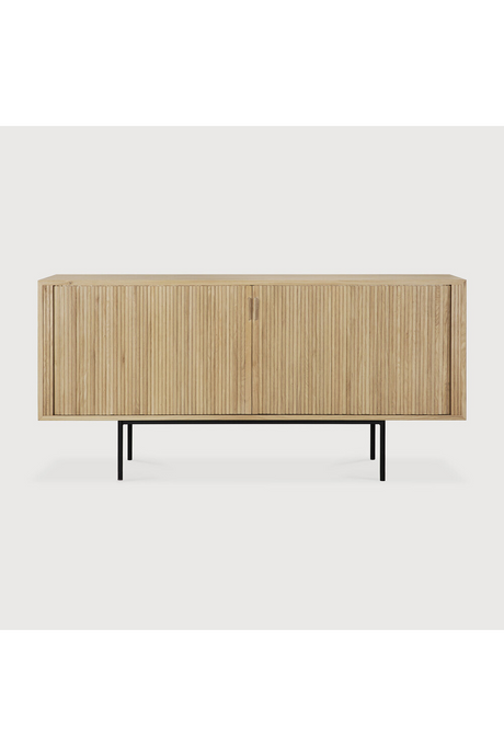   Sliding Door Oak Sideboard | Oroa.com