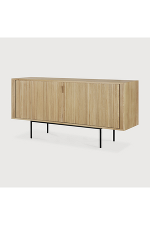   Sliding Door Oak Sideboard | Oroa.com