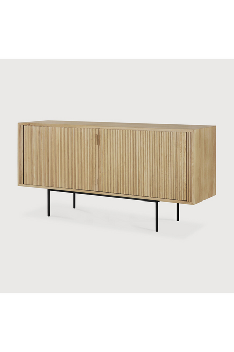   Sliding Door Oak Sideboard | Oroa.com