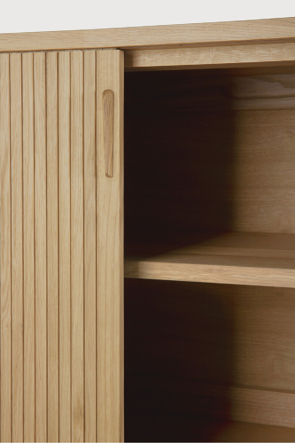   Sliding Door Oak Sideboard | Oroa.com