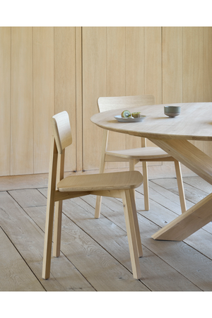  Round Oak Dining Table | Oroa.com