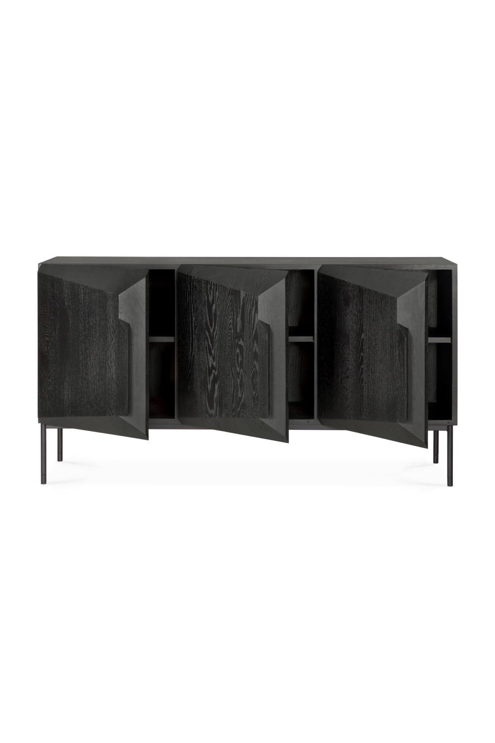   Black Oak Modern Sideboard | Oroa.com
