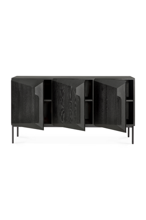   Black Oak Modern Sideboard | Oroa.com