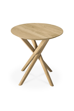   Round Cross Leg Side Table | Oroa.com
