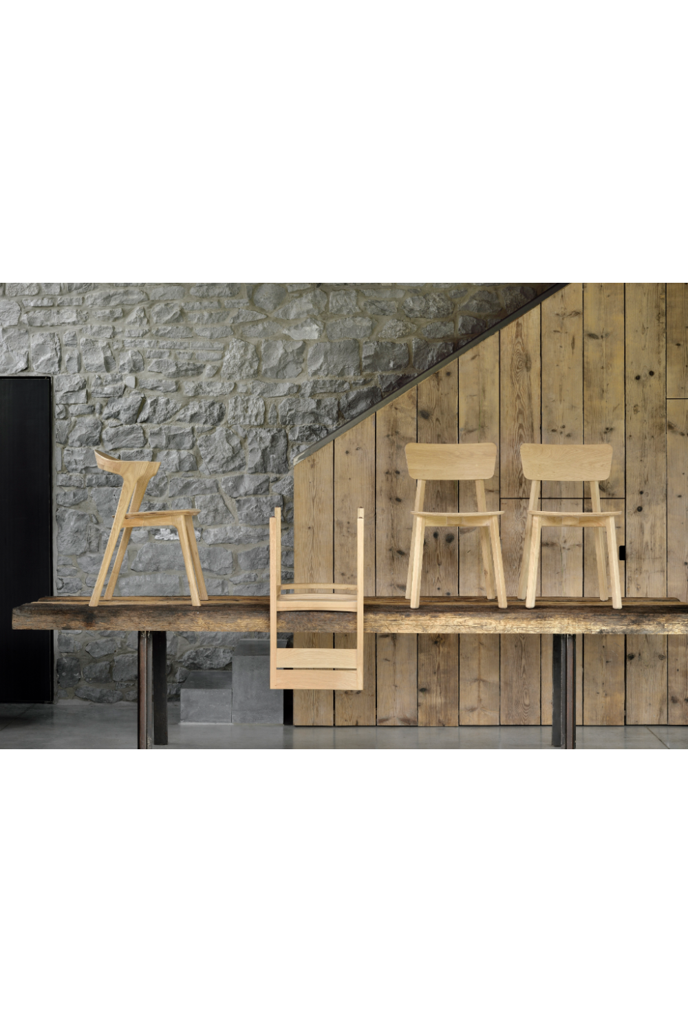   Oak Minimalist Dining Chair | Oroa.com