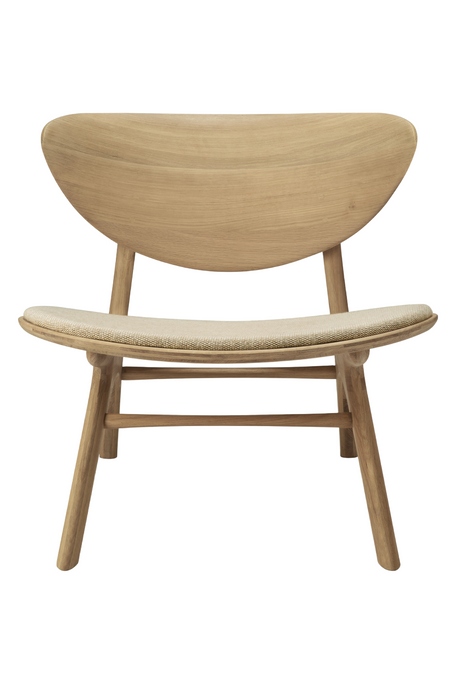   Upholstered Curved Lounge Chair | Oroa.com