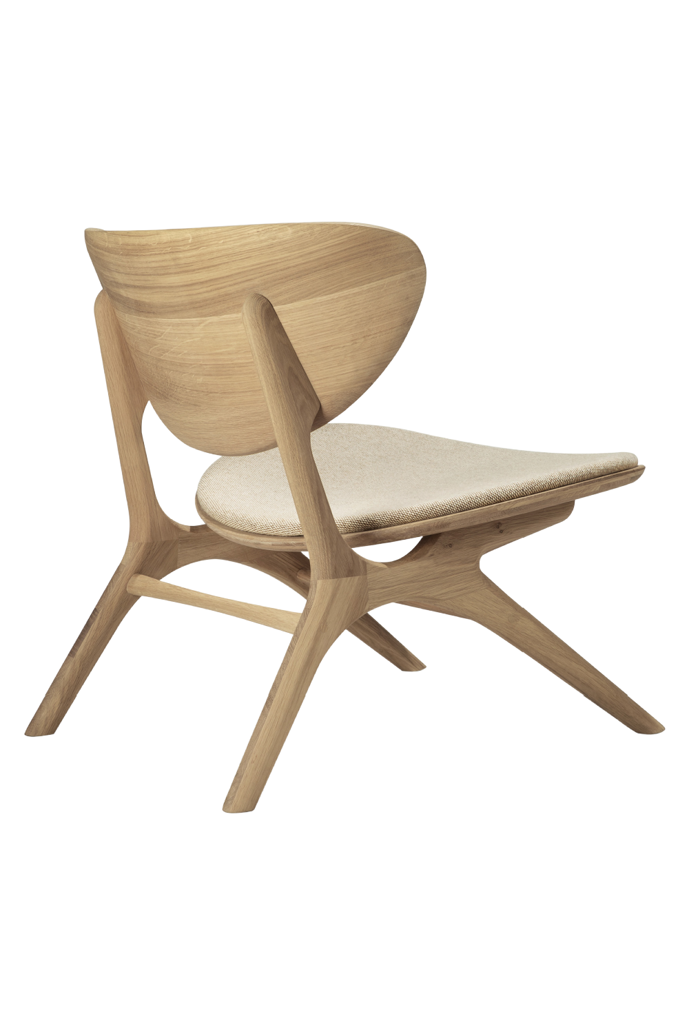   Upholstered Curved Lounge Chair | Oroa.com