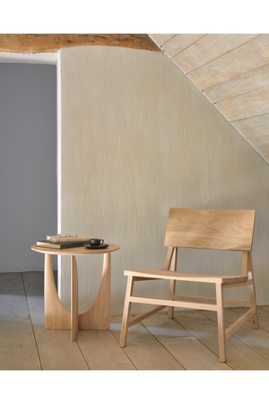   Oiled Oak Lounge Chair | Oroa.com