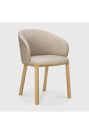   Upholstered Oak Dining Chair | Oroa.com