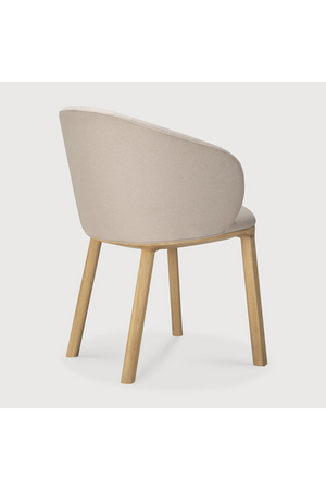   Upholstered Oak Dining Chair | Oroa.com