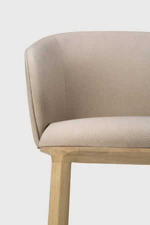   Upholstered Oak Dining Chair | Oroa.com