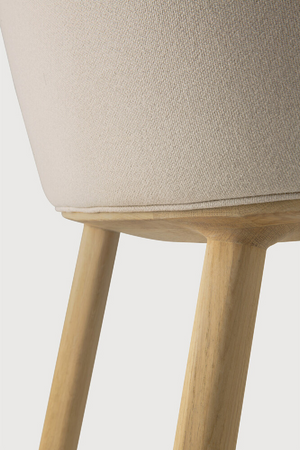   Upholstered Oak Dining Chair | Oroa.com