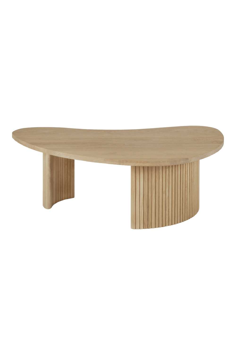   Oak Pebble-Shaped Coffee Table | Oroa.com