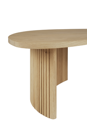   Oak Pebble-Shaped Coffee Table | Oroa.com