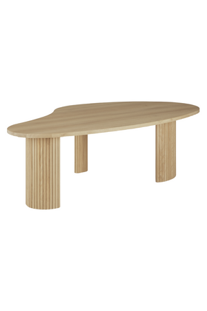   Oak Pebble-Shaped Coffee Table | Oroa.com