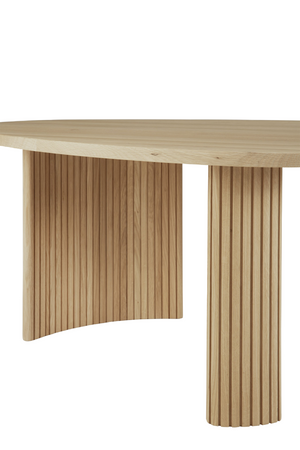   Oak Pebble-Shaped Coffee Table | Oroa.com