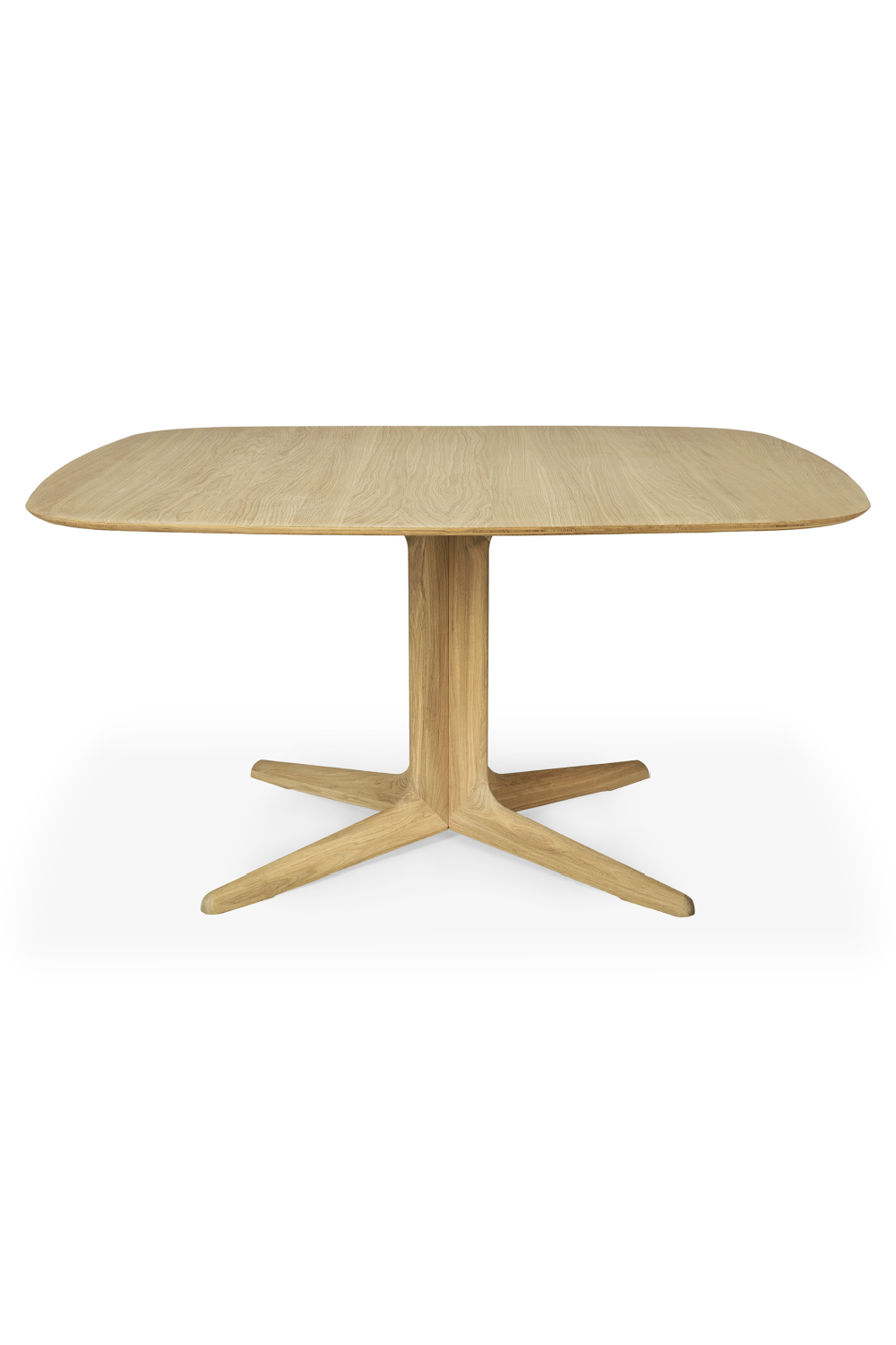   Central-Footed Oak Dining Table | Oroa.com