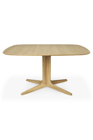   Central-Footed Oak Dining Table | Oroa.com