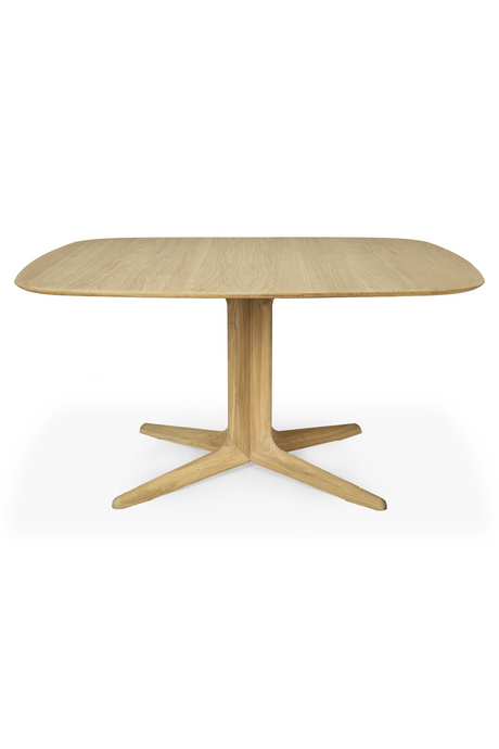   Central-Footed Oak Dining Table | Oroa.com
