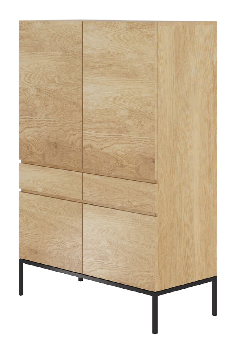   Oiled Oak Storage Cabinet | Oroa.com