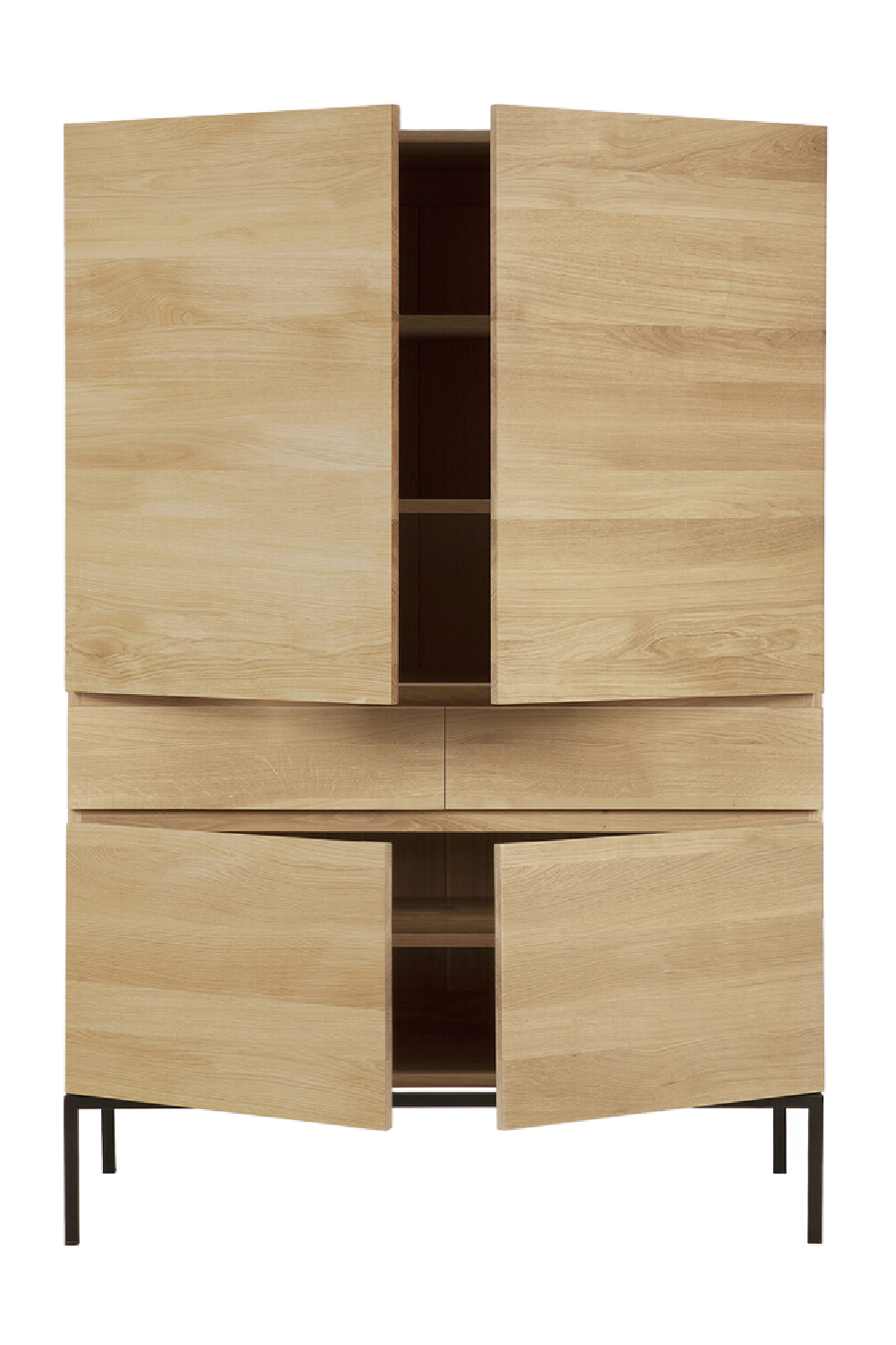   Oiled Oak Storage Cabinet | Oroa.com