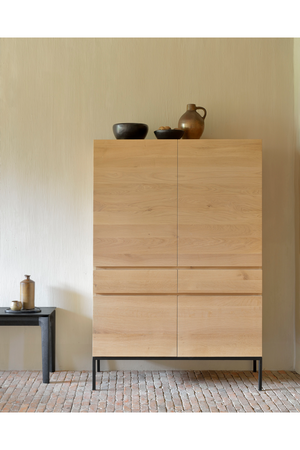   Oiled Oak Storage Cabinet | Oroa.com