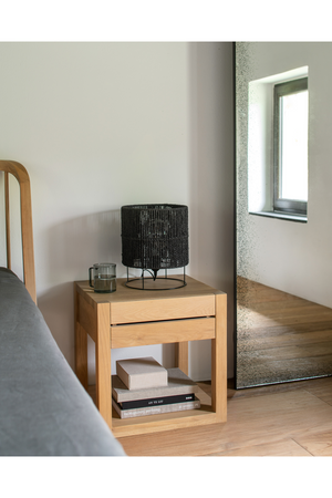   Oiled Oak Bedside Table | Oroa.com