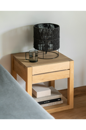   Oiled Oak Bedside Table | Oroa.com