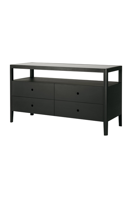  Glass Top 4 Drawer Dresser | Oroa.com