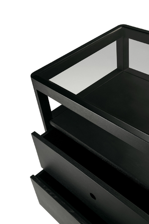   Glass Top 4 Drawer Dresser | Oroa.com