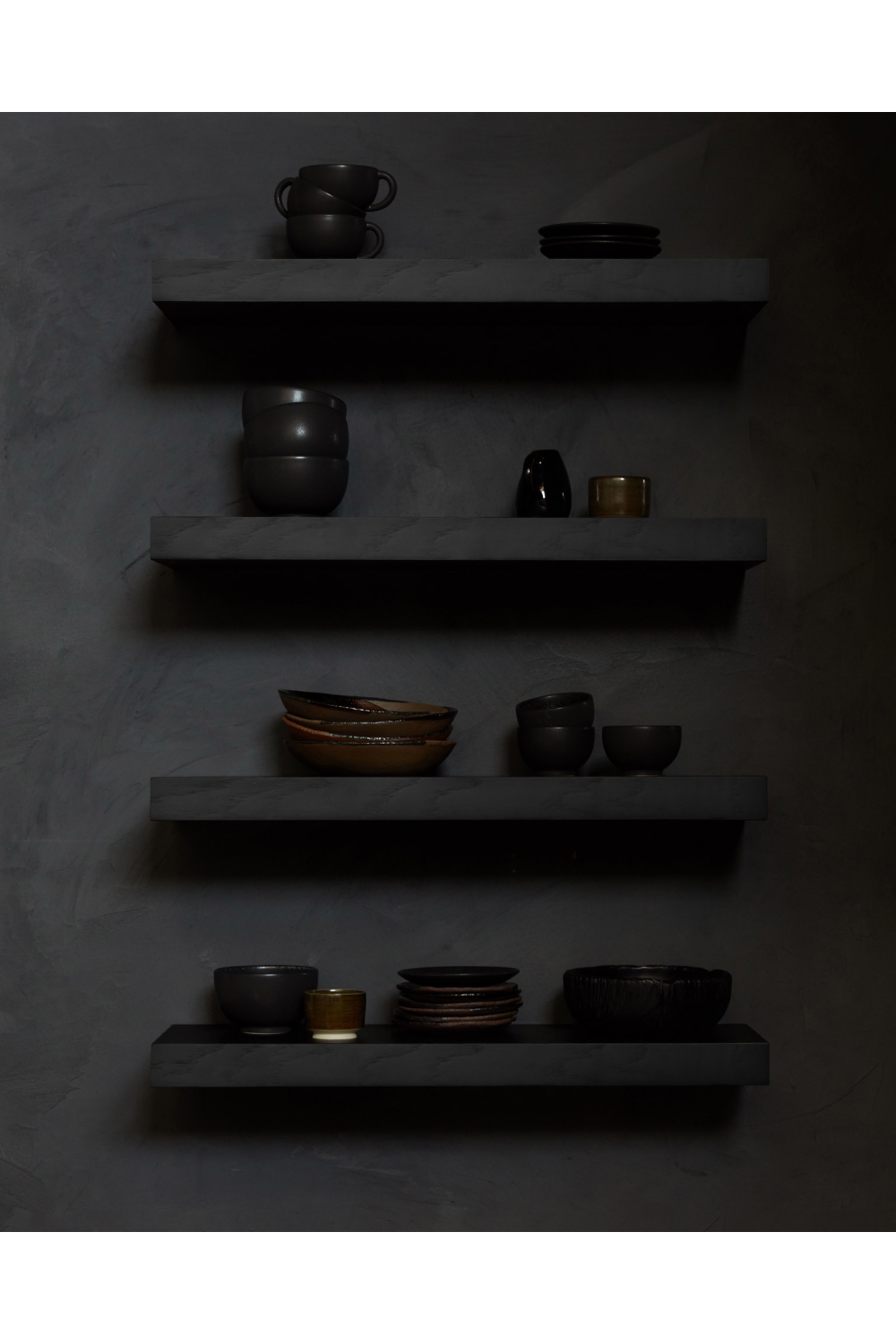   Black Oak Wall Shelf | Oroa.com