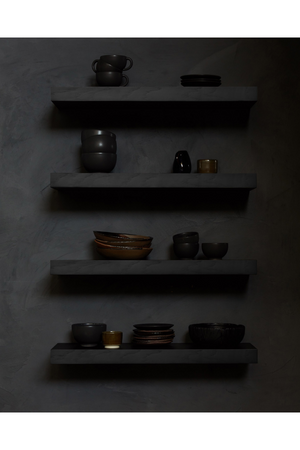   Black Oak Wall Shelf | Oroa.com