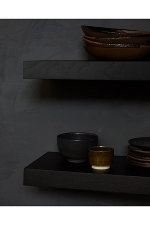   Black Oak Wall Shelf | Oroa.com