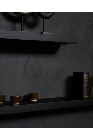   Black Oak Wall Shelf | Oroa.com
