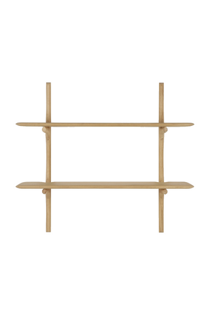   Curved Wood Wall Shelf | Oroa.com