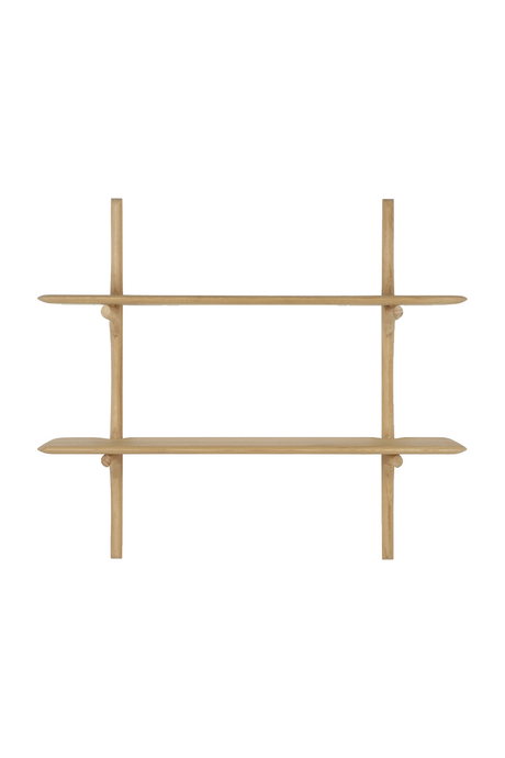   Curved Wood Wall Shelf | Oroa.com