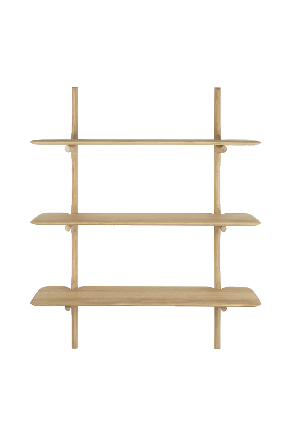   Curved Wood Wall Shelf | Oroa.com