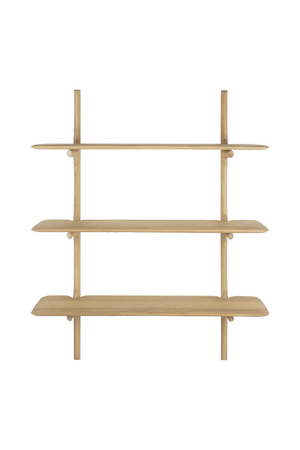   Curved Wood Wall Shelf | Oroa.com
