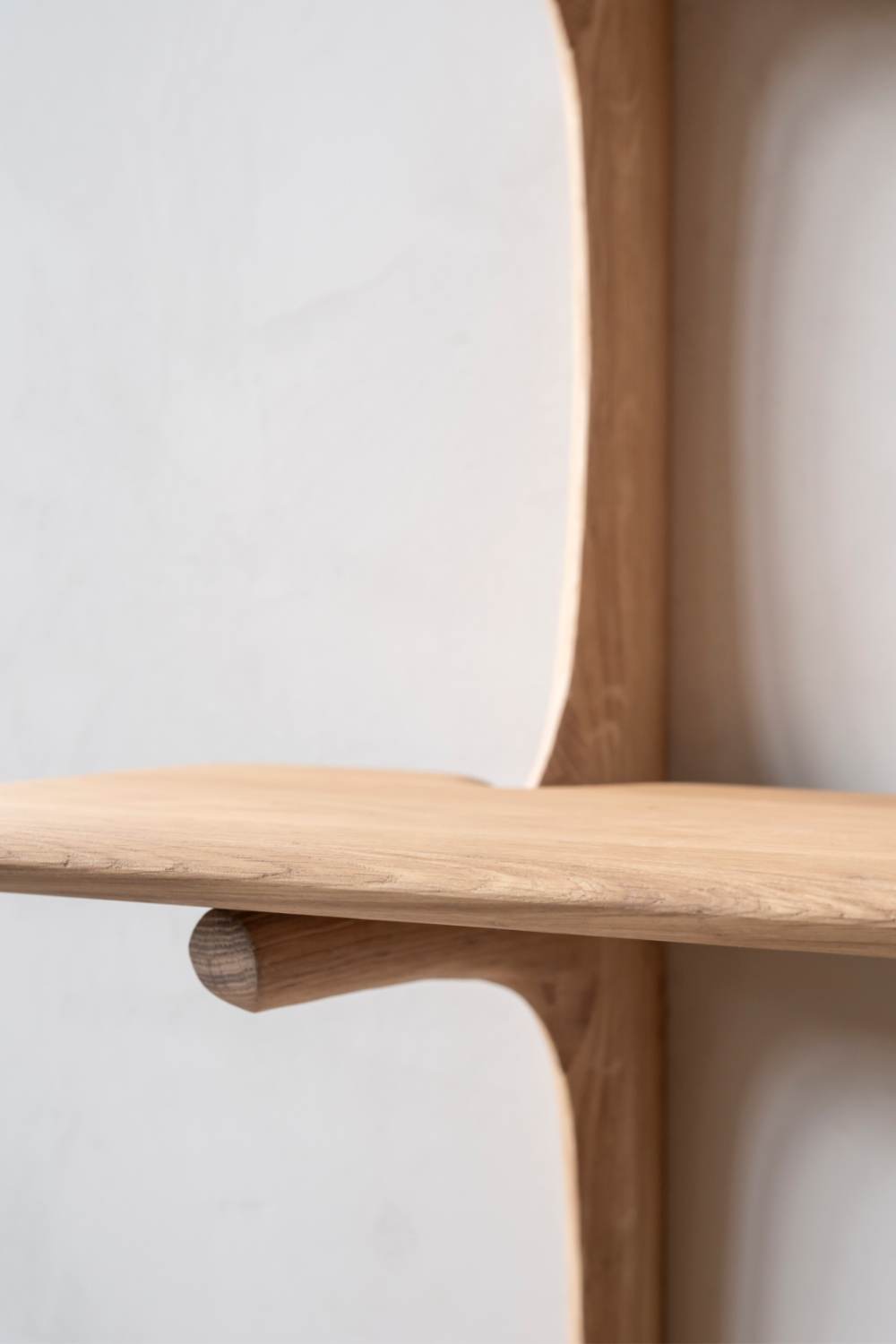   Curved Wood Wall Shelf | Oroa.com