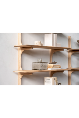   Curved Wood Wall Shelf | Oroa.com