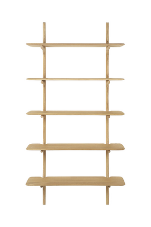   Curved Wood Wall Shelf | Oroa.com
