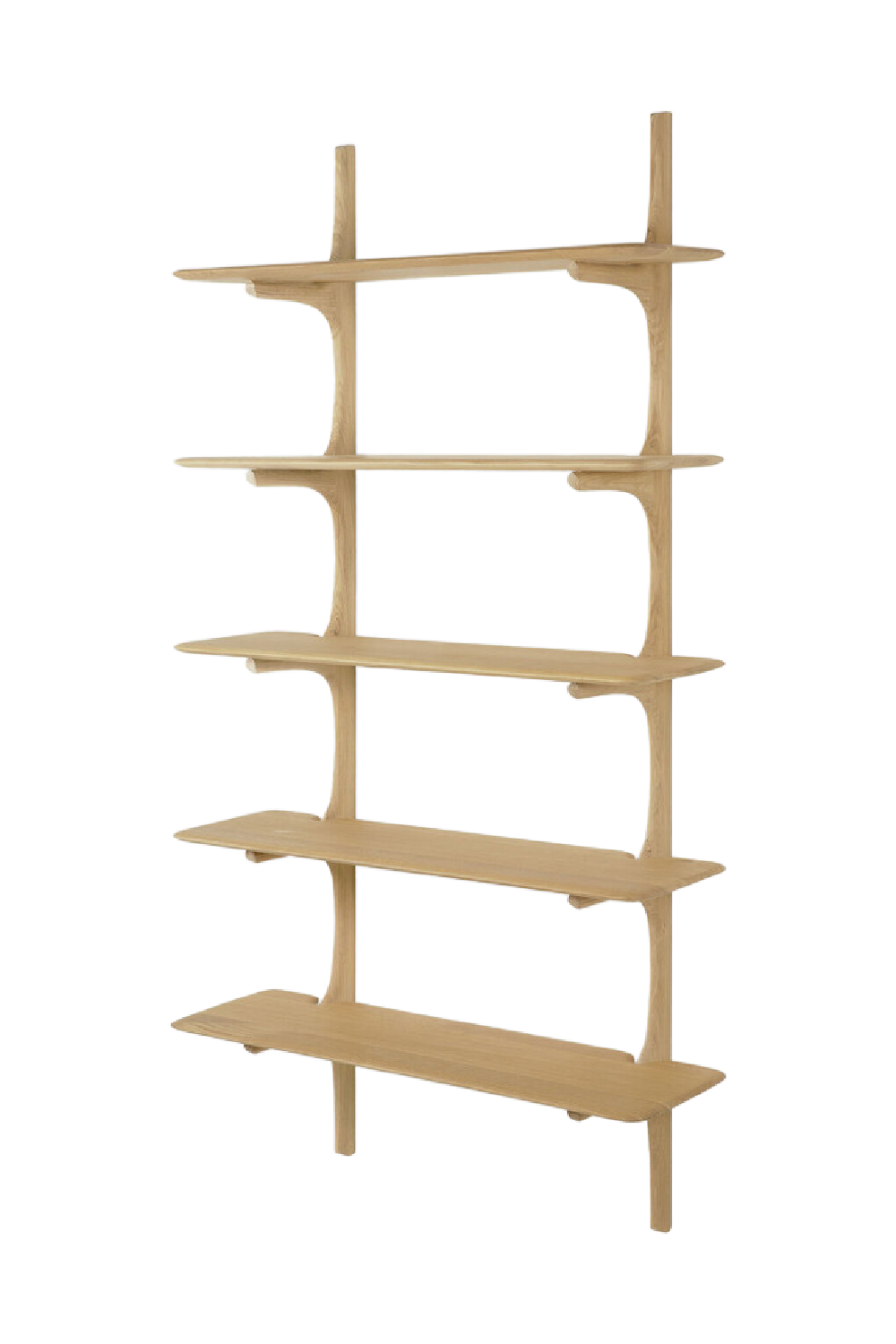   Curved Wood Wall Shelf | Oroa.com
