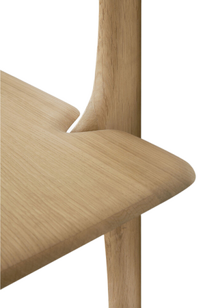   Curved Wood Wall Shelf | Oroa.com
