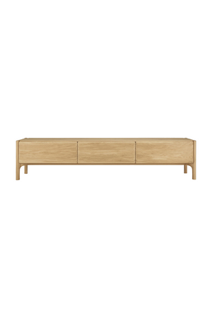  Curved Wood TV Cupboard | Oroa.com