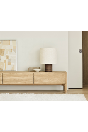   Curved Wood TV Cupboard | Oroa.com