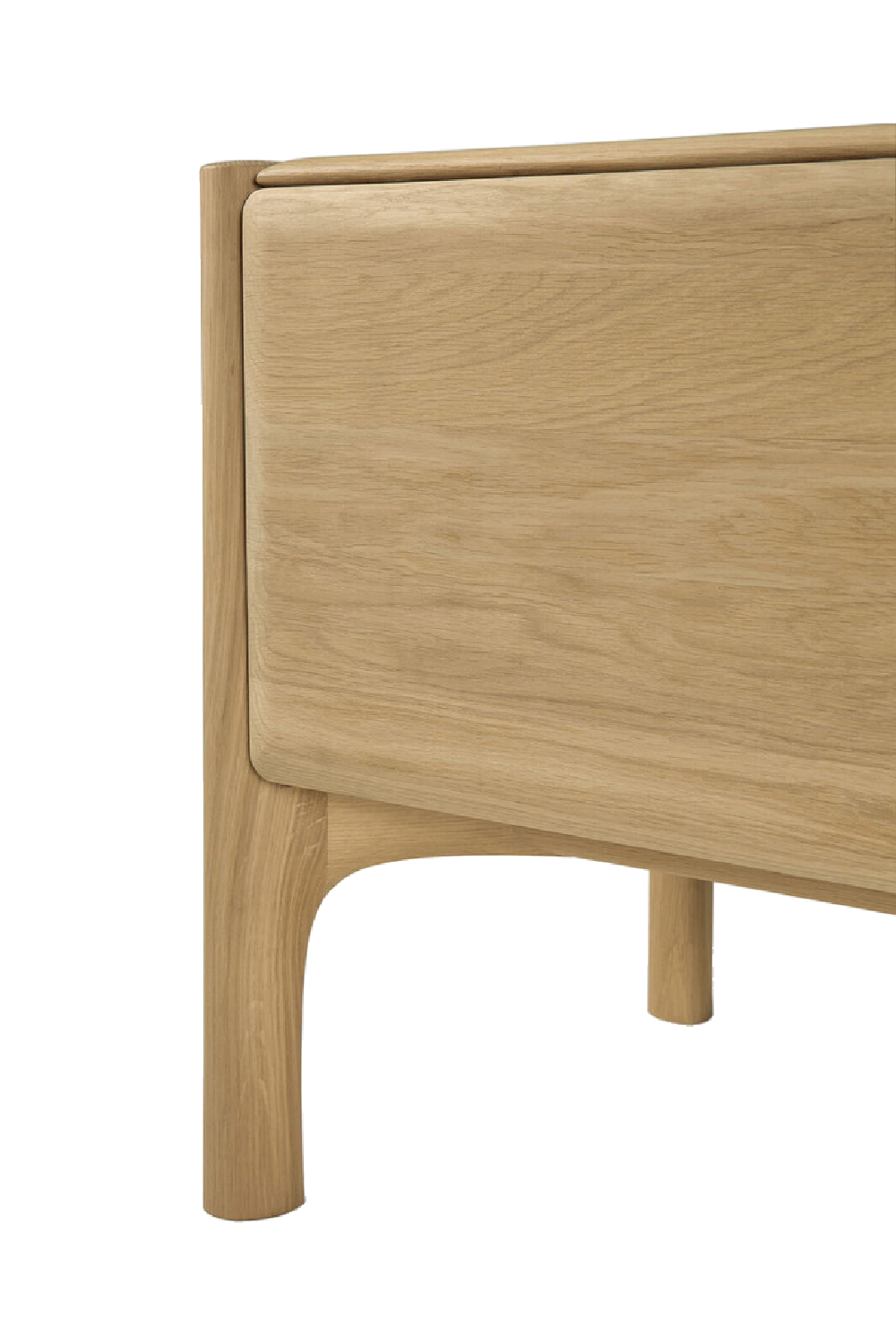   Curved Wood TV Cupboard | Oroa.com