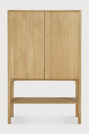   Natural Oak 2-Door Cupboard | Oroa.com